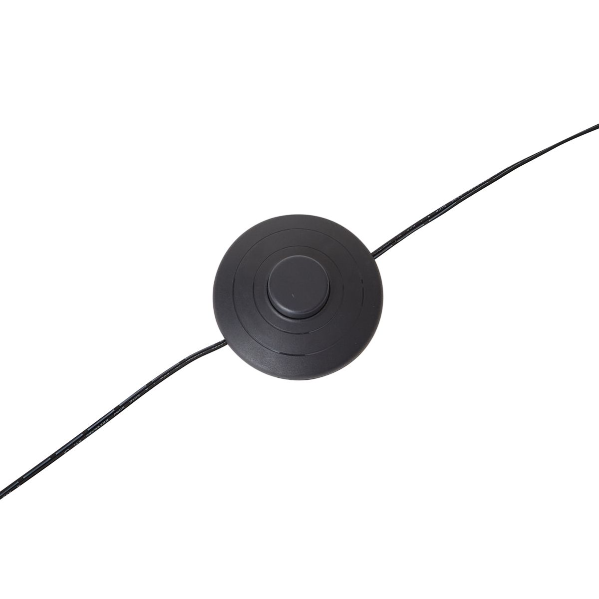 Design booglamp zwart incl. LED 3-staps dimbaar - Anello