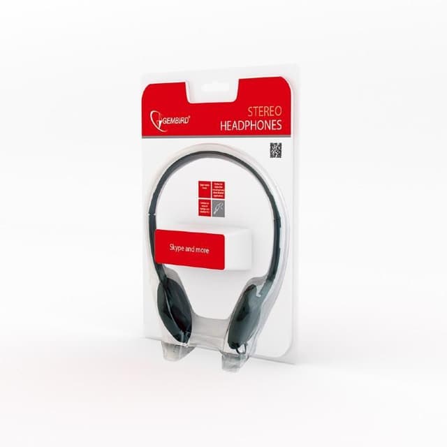 Gembird MHP-123 Stereohovedtelefoner med lydstyrkekontrol 3,5 mm, sort,