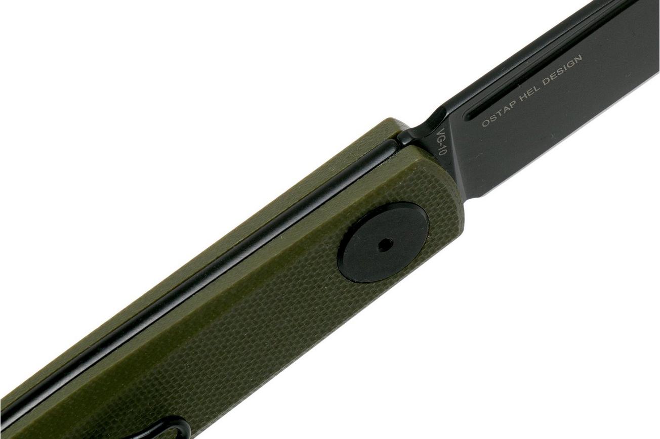 Real Steel G-Slip Compact Green 7866 zakmes, Ostap Hel design