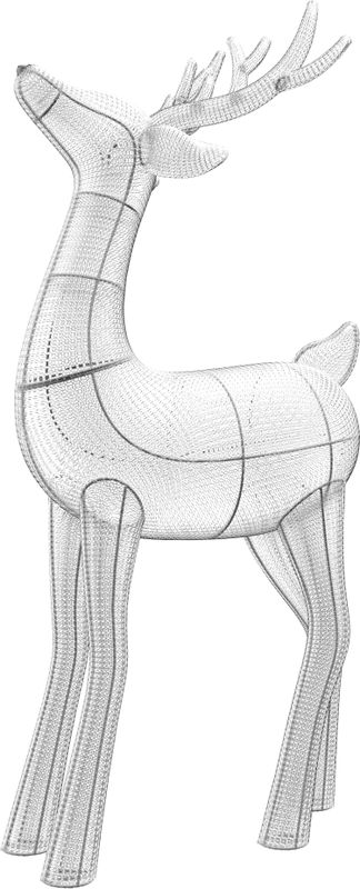 Twinkly - Reindeers - Kerstfiguur - 120 x 65 x 125 cm - App-gestuurd - LED