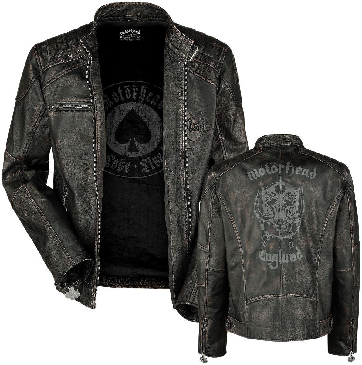 England | Motörhead Veste en cuir