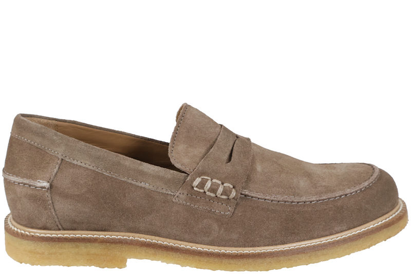 ANGULUS PENNY DESERT LOAFERS I SANDFARVET SKIND