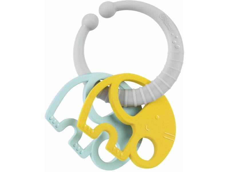 Chicco Geschenkset Mahlzeiten Set aus Lätzchen, Rassel und Hochstuhlspielzeug