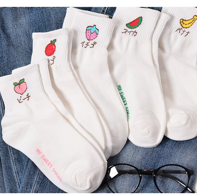 Cottonet - Fruit Print Sokken