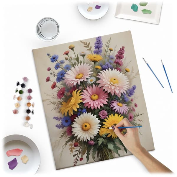 Maleri etter tall 40x50 cm Massido Flowers