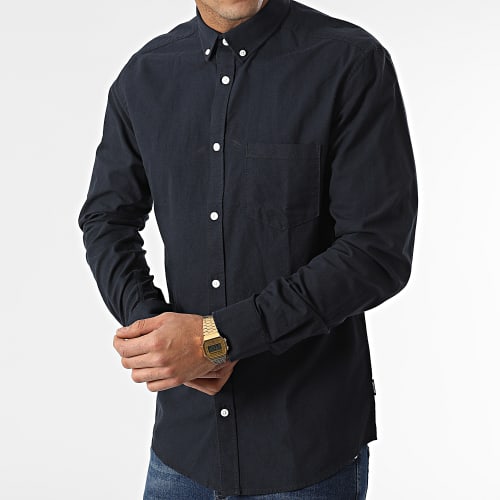 Chemise Manches Longues Alvaro Bleu Marine