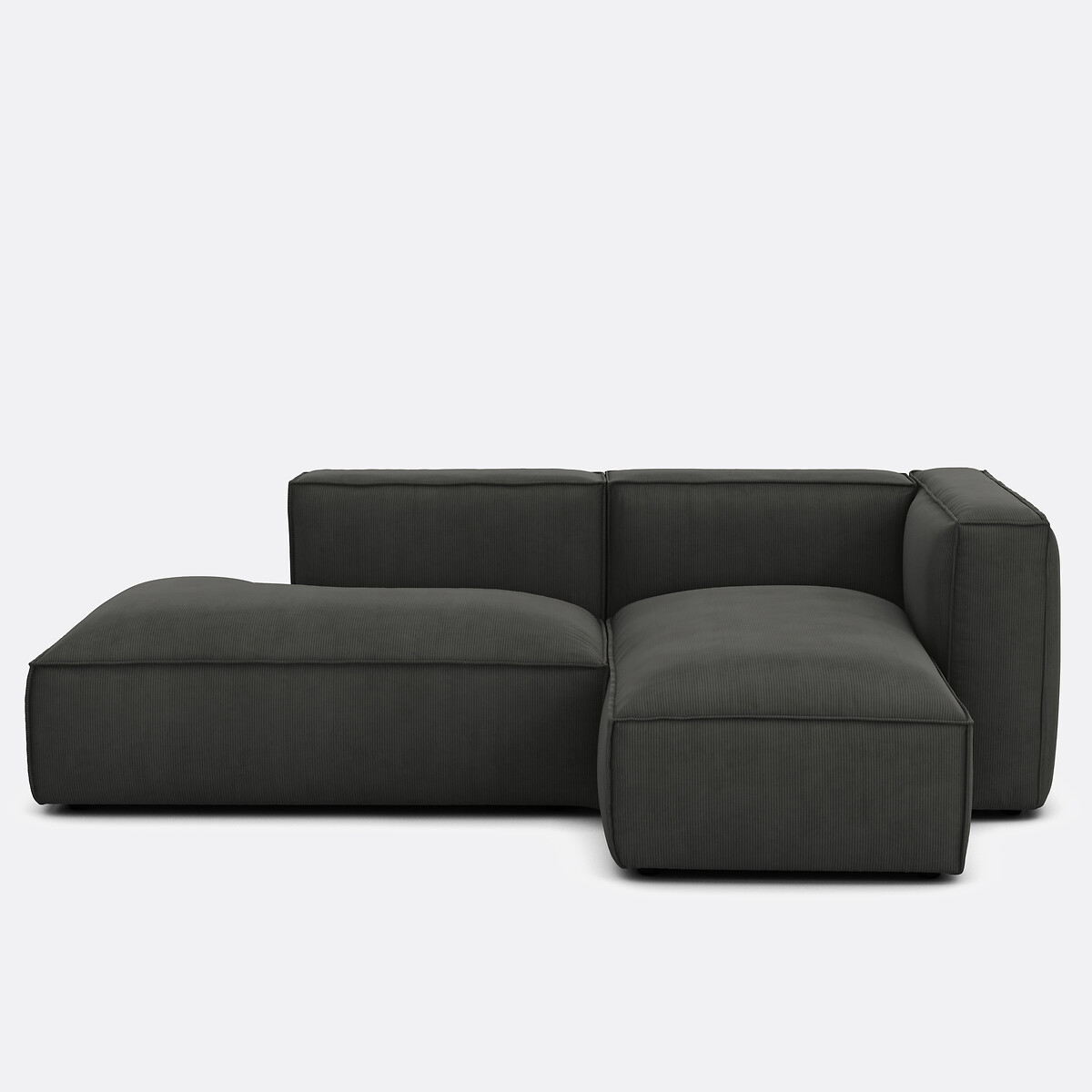LA REDOUTE INTERIEURS<br>Sofá retangular de veludo cotelê Seven