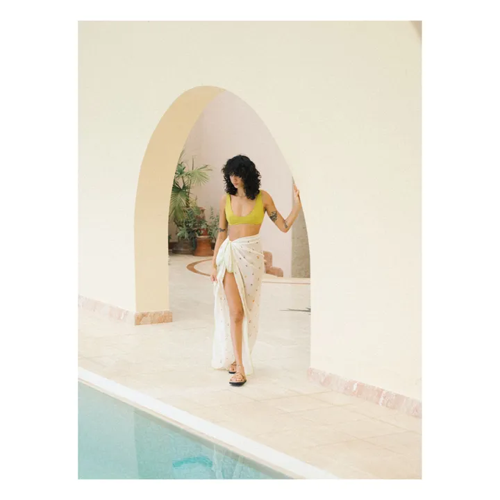 Soleil Soleil Paréo Square Fellow Coton Bio | Ecru