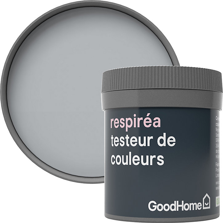 Testeur peinture Respiréa GoodHome gris Brooklyn satin 50ml