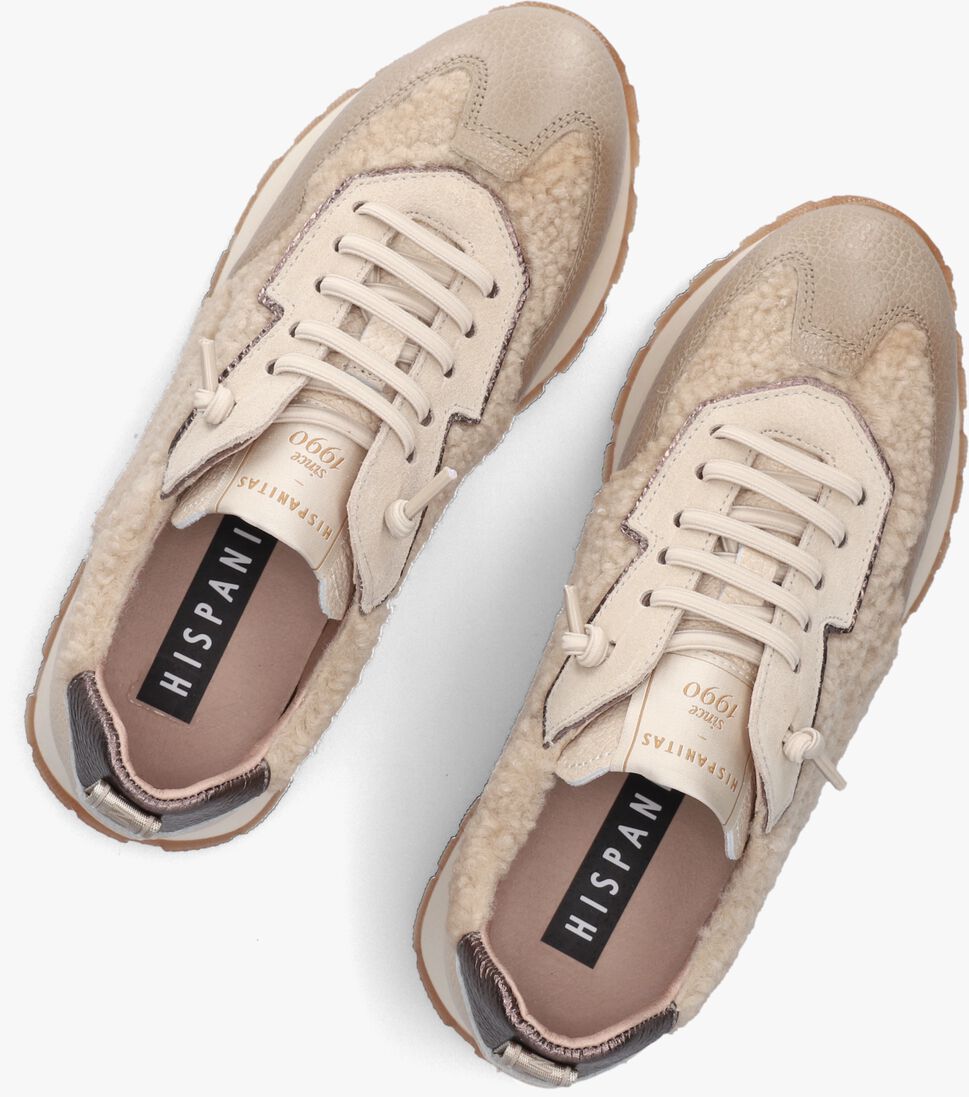beige hispanitas lage sneakers hi254209