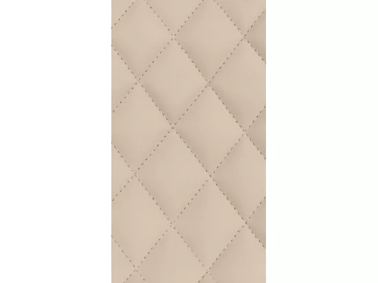 Lot de 2 Tabouret de bar - Similicuir - Crème - Minosa