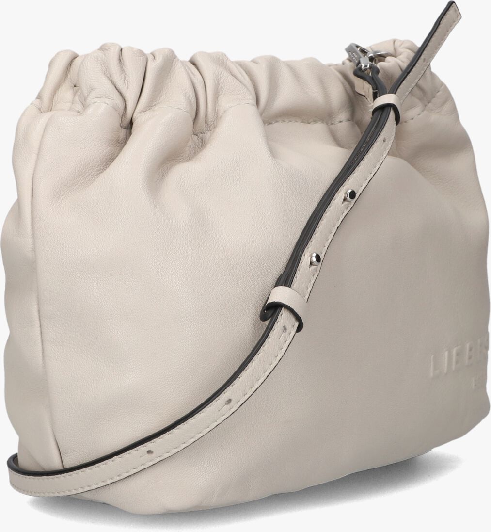 beige liebeskind schoudertas ruffle hobo s