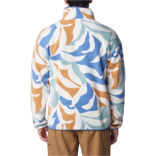 Sweat polaire COLUMBIA HELVETIA HALF SNAP FLEECE CHALK FLORISTIC PRINT/LIGHT CAMEL/SKYLER