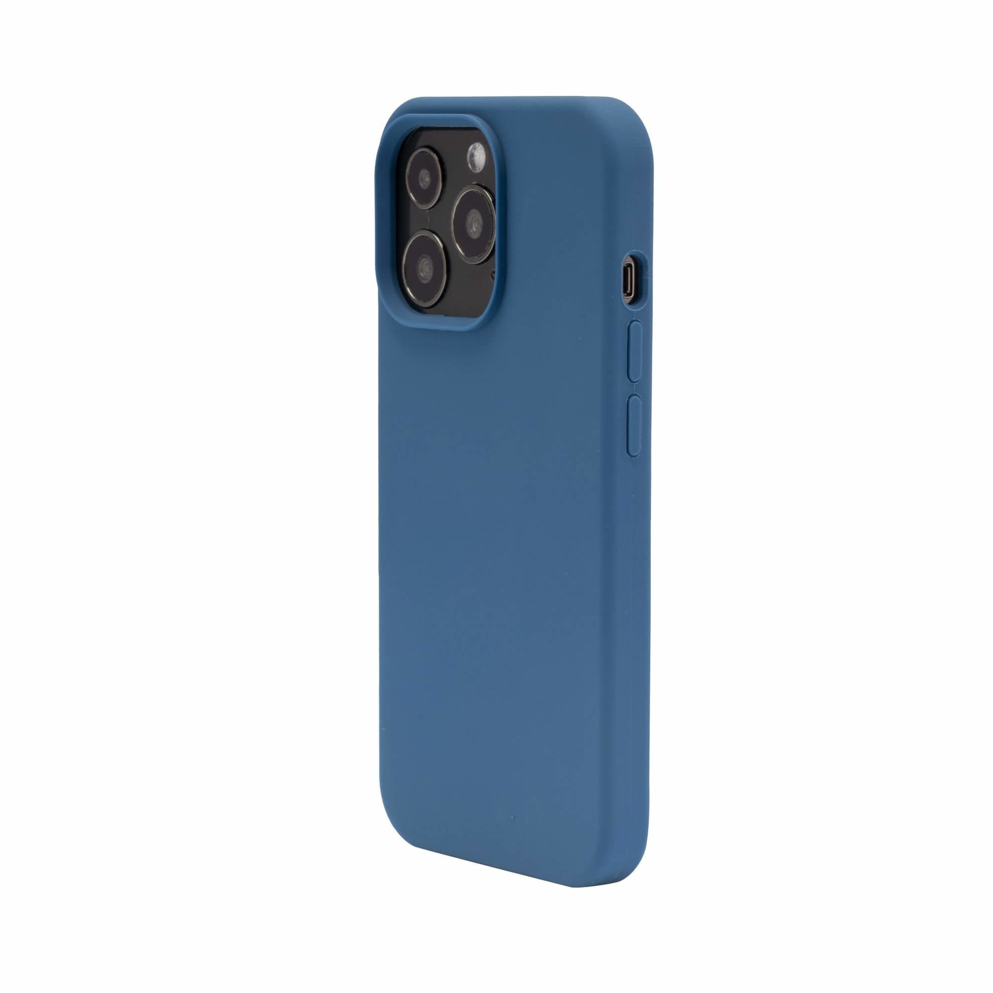iPhone 13 Pro Silikon Backcase Hülle Steglitz (10784) - Blau