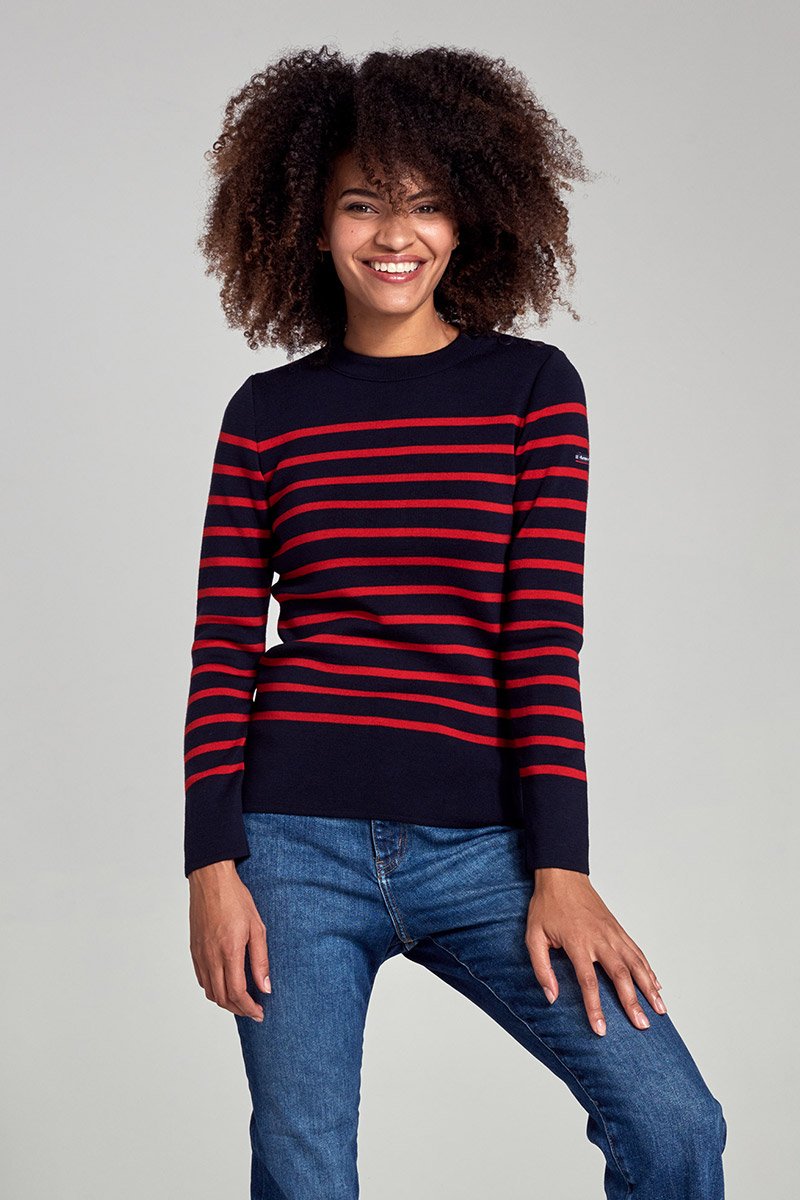 Pull marin rayé 