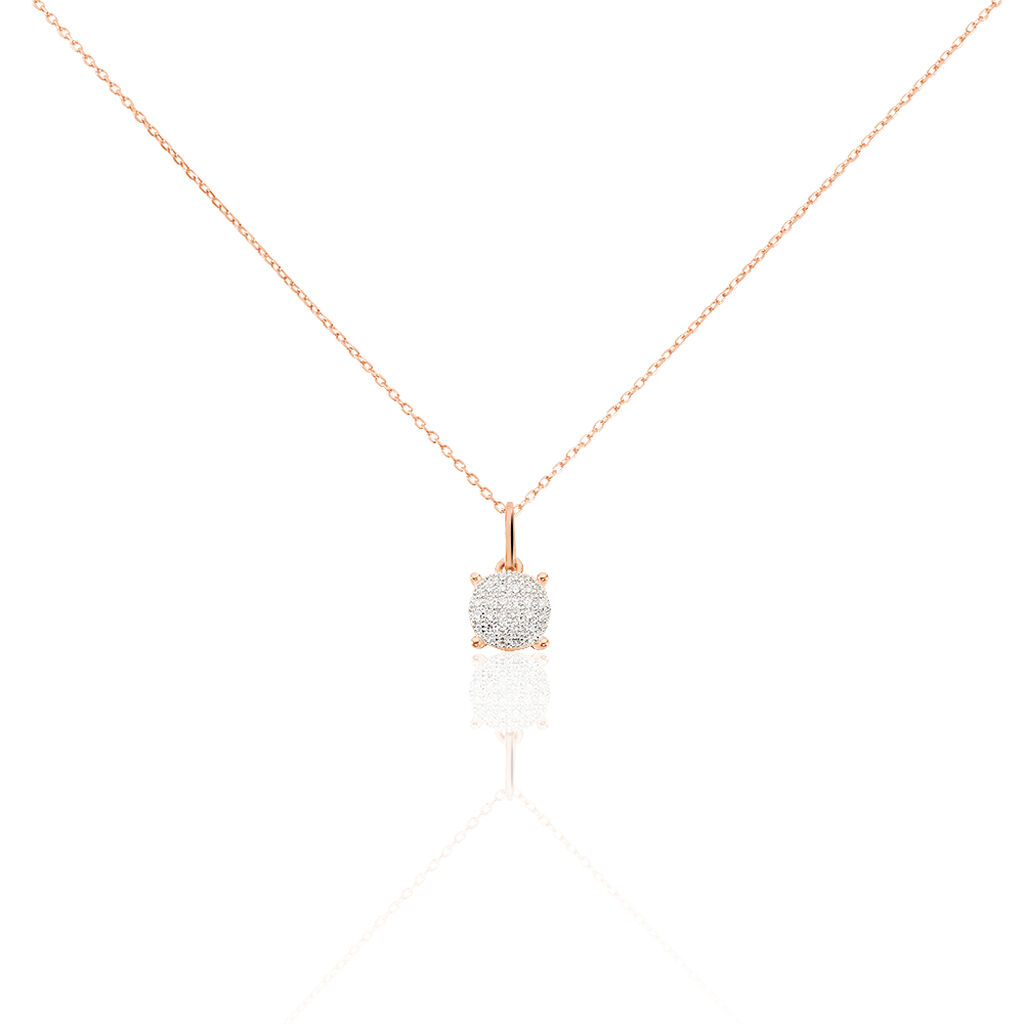 Collier Princesse Or Rose Diamant