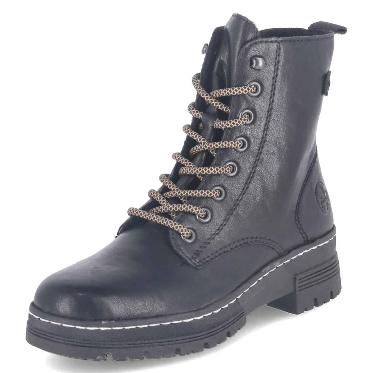 RiekerSchnürboots - schwarz