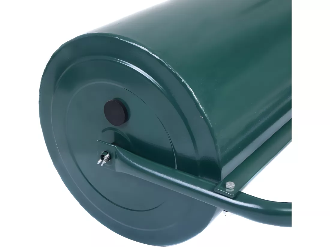 48L Rouleau à Gazon de Jardin avec Poignée en Acier Haute Résistance - Rempli d'Eau et de Sable - Ø du Rouleau : 32 CM Idéal pour Obtenir une Pelouse Uniforme, Lisse 114 x 60 x 32cm