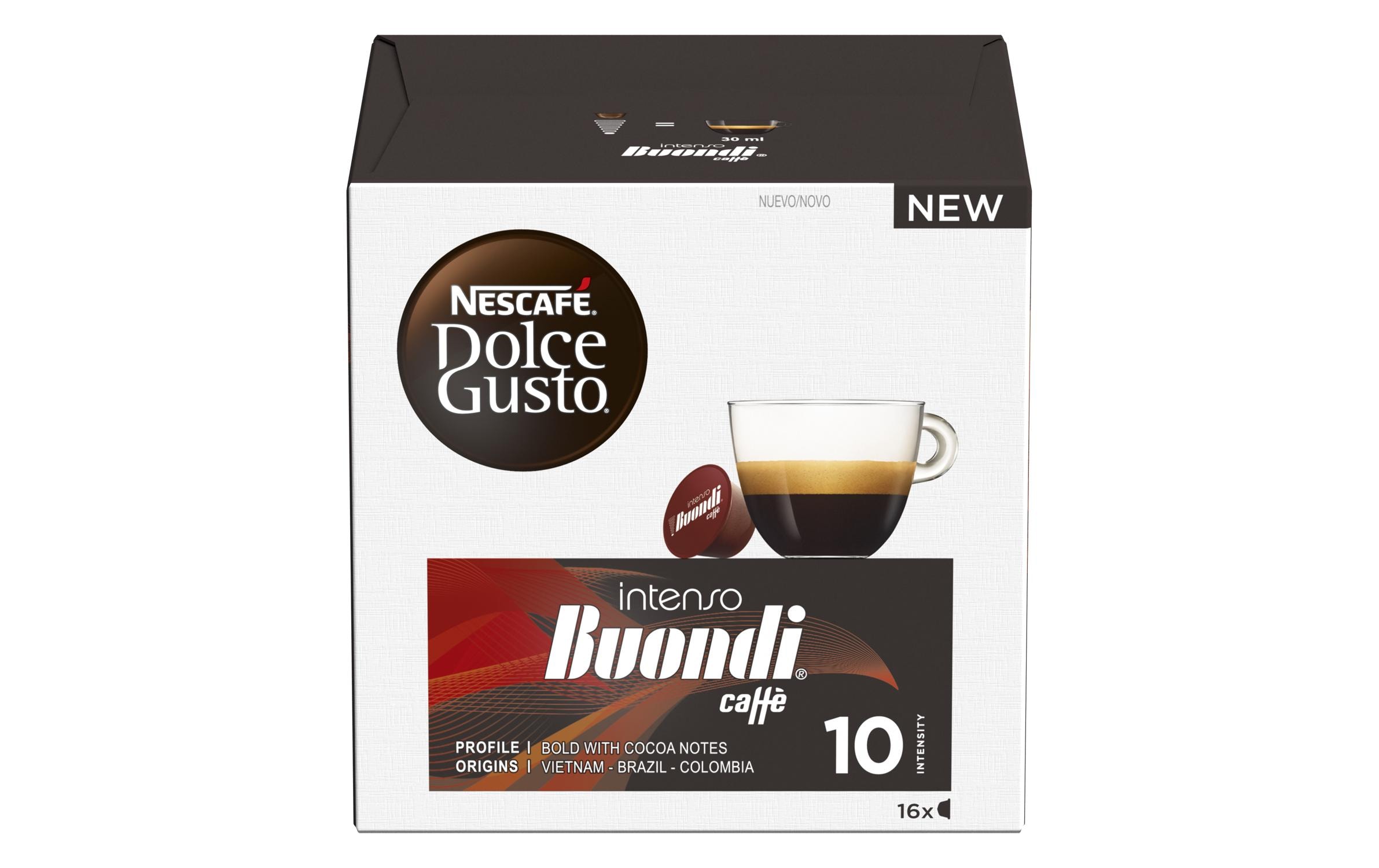 Kaffeekapseln Dolce Gusto Buondi Intenso 16 StückGerösteter Kaffee in Kapseln