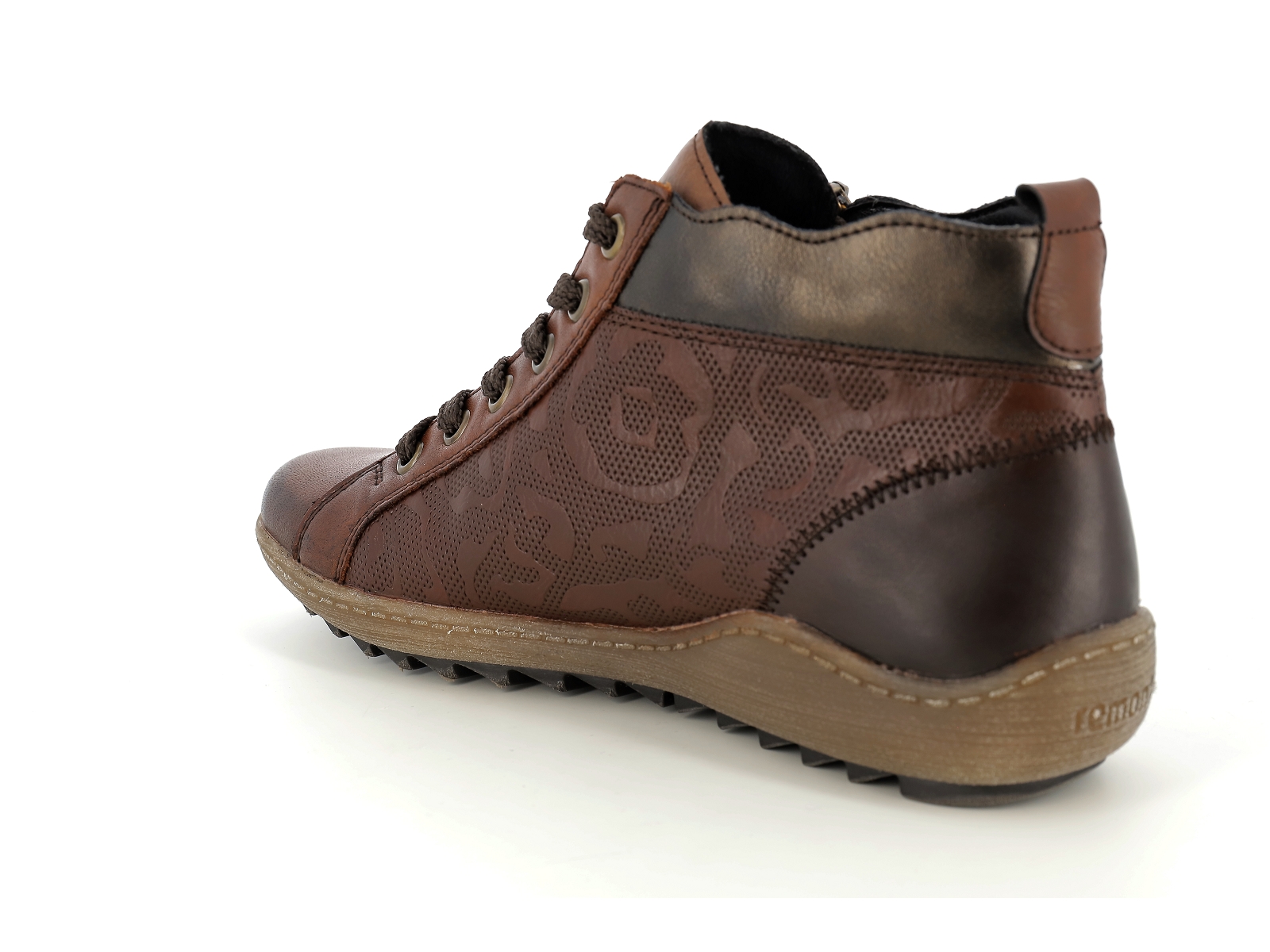 Remonte-R1467 Matières combinées Multi-Marron