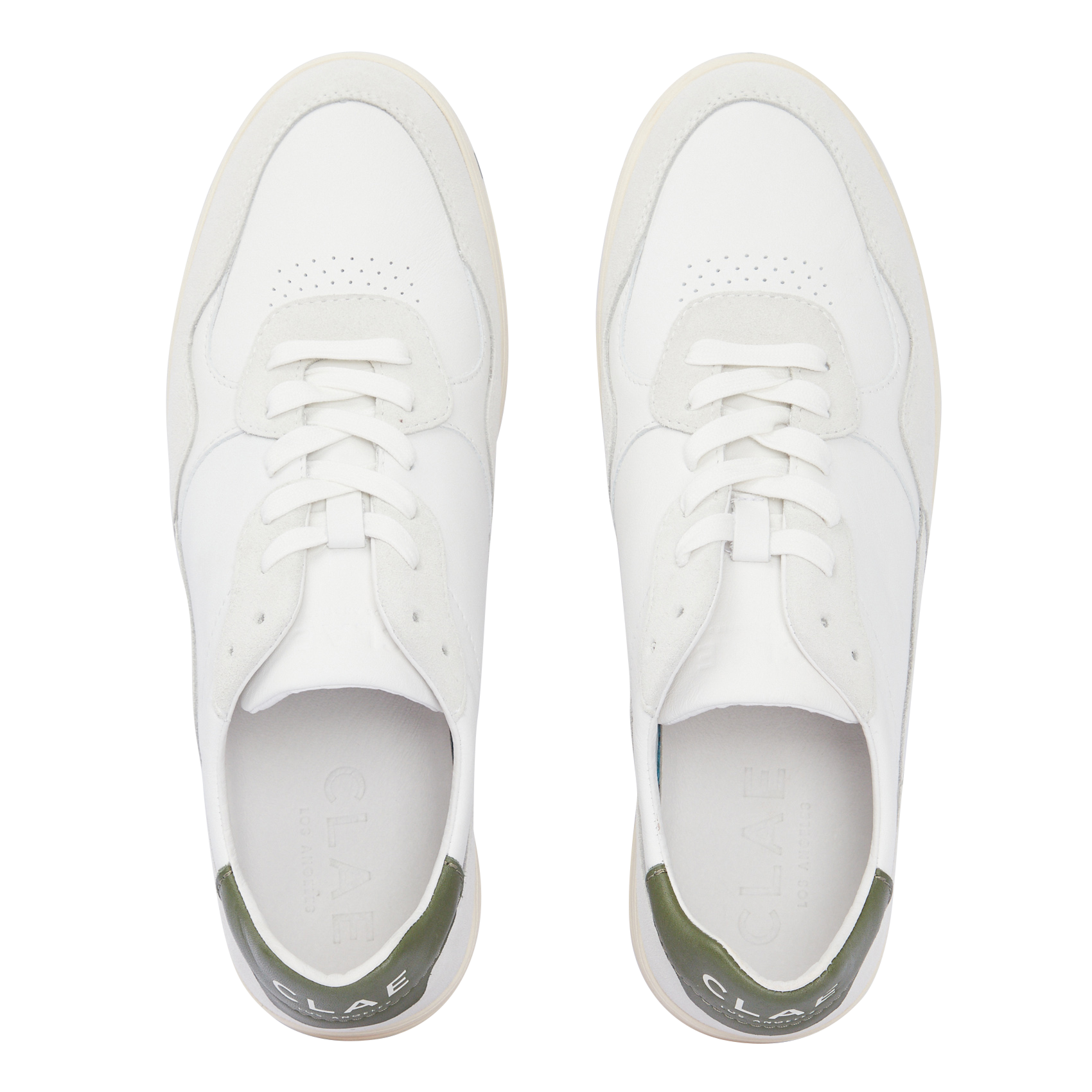 ELFORD - Baskets basses en cuir | Blanc