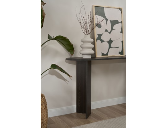 CONCEPT1 - Console Sira Lumière noir 150 x 35 x h75cm