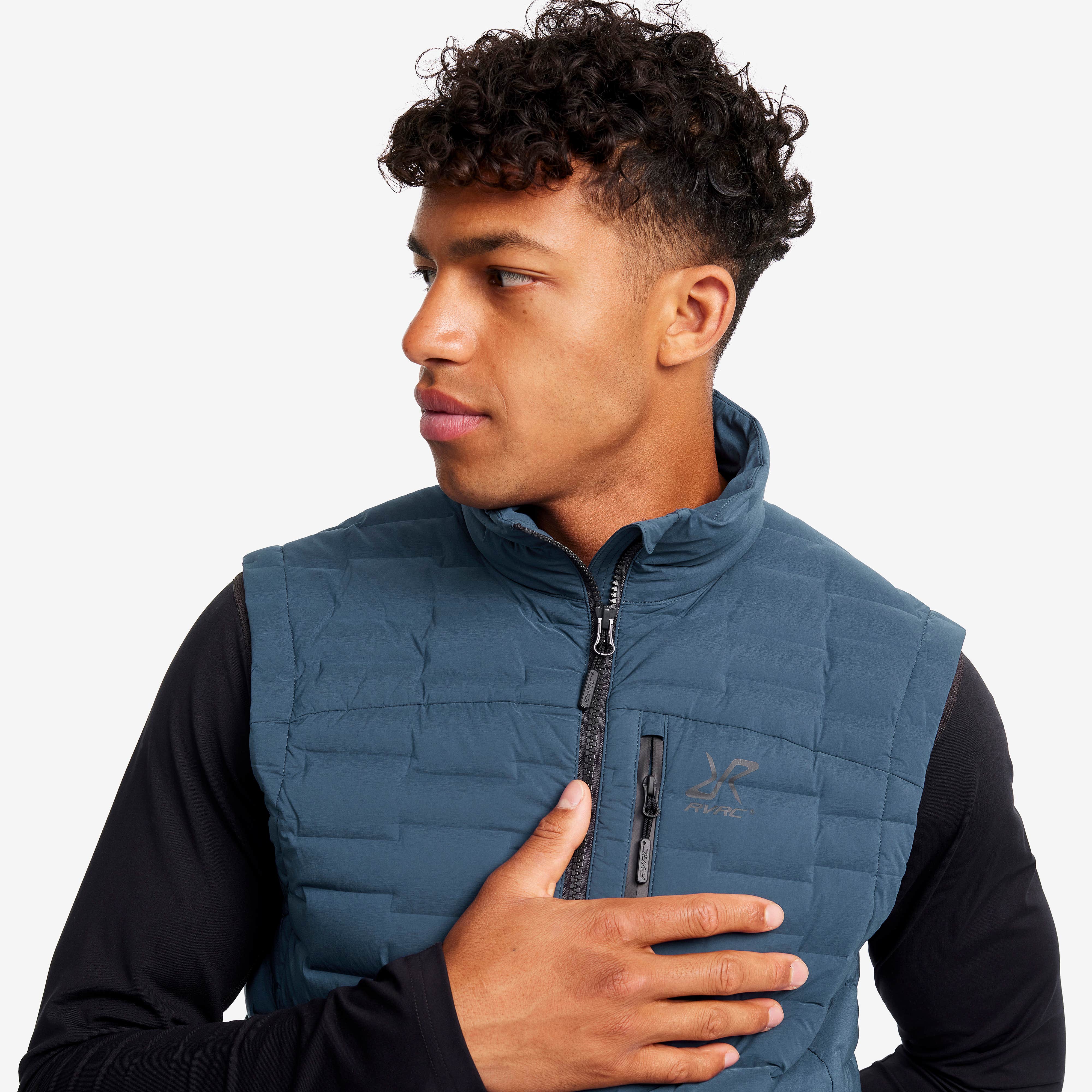 Flex Stretch Down Vest Herre Moonlit Ocean