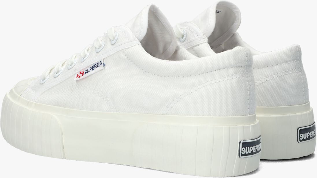 SUPERGA witte superga lage sneakers 2631 str. platform w-w