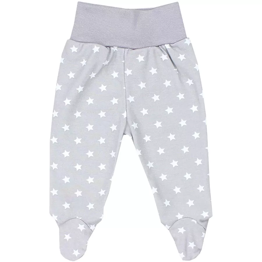 TupTam Baby Hose mit Fuß 5er Pack graurosa