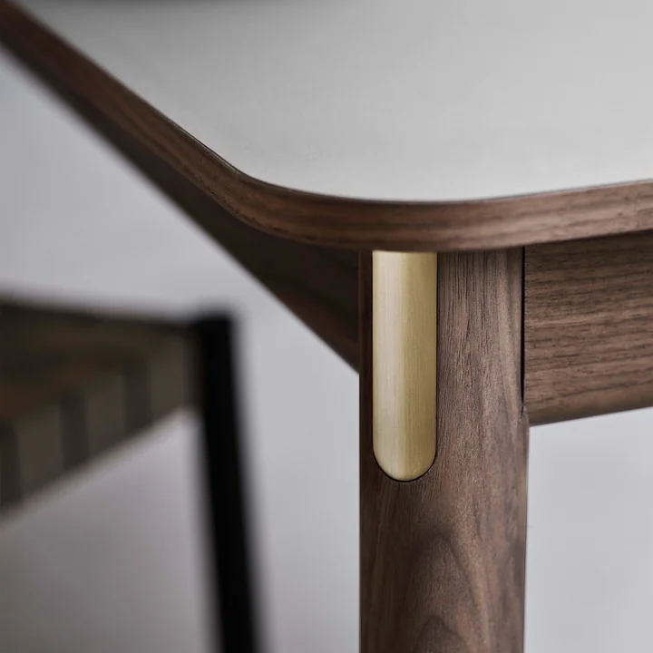 &Tradition - Patch HW1 Esstisch, 180 x 90 cm, Eiche geölt / Fenix Nano Laminat beige arizona 0748