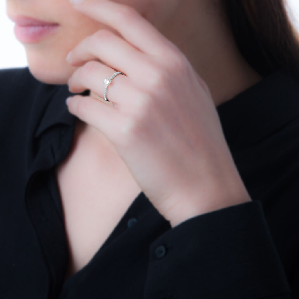 Bague Solitaire Hemera Or Jaune Diamant