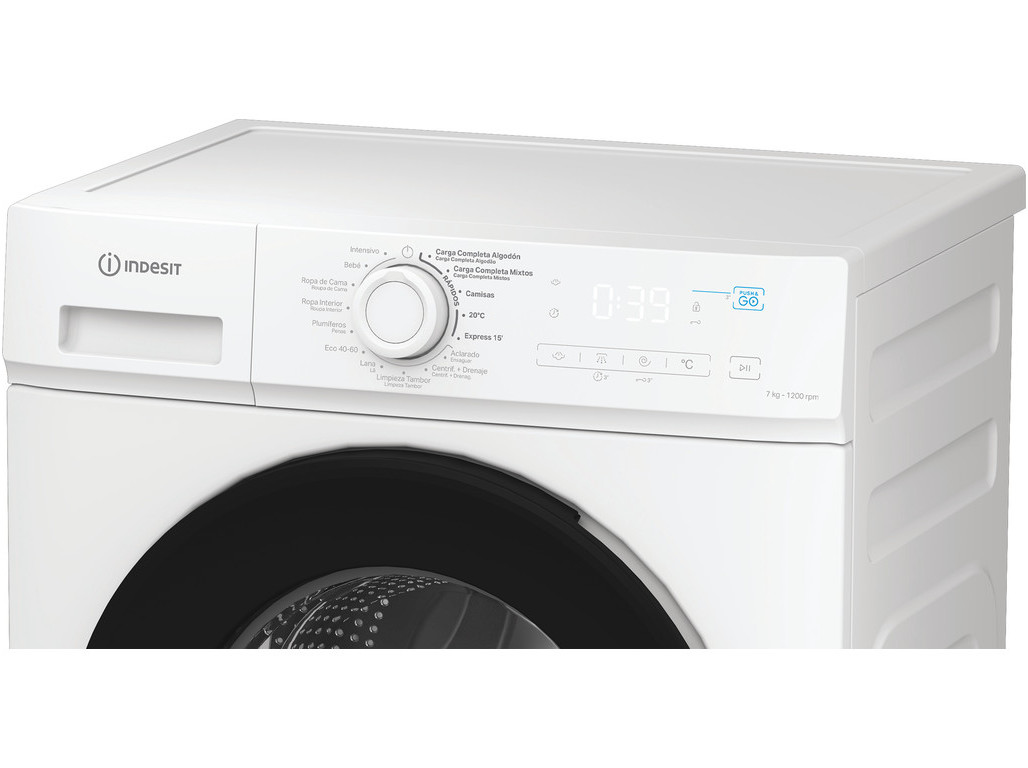 MÁQUINA DE LAVAR ROUPA INDESIT IMA 762B MY TIME SPT BRANCO A 7KG 1200RPM