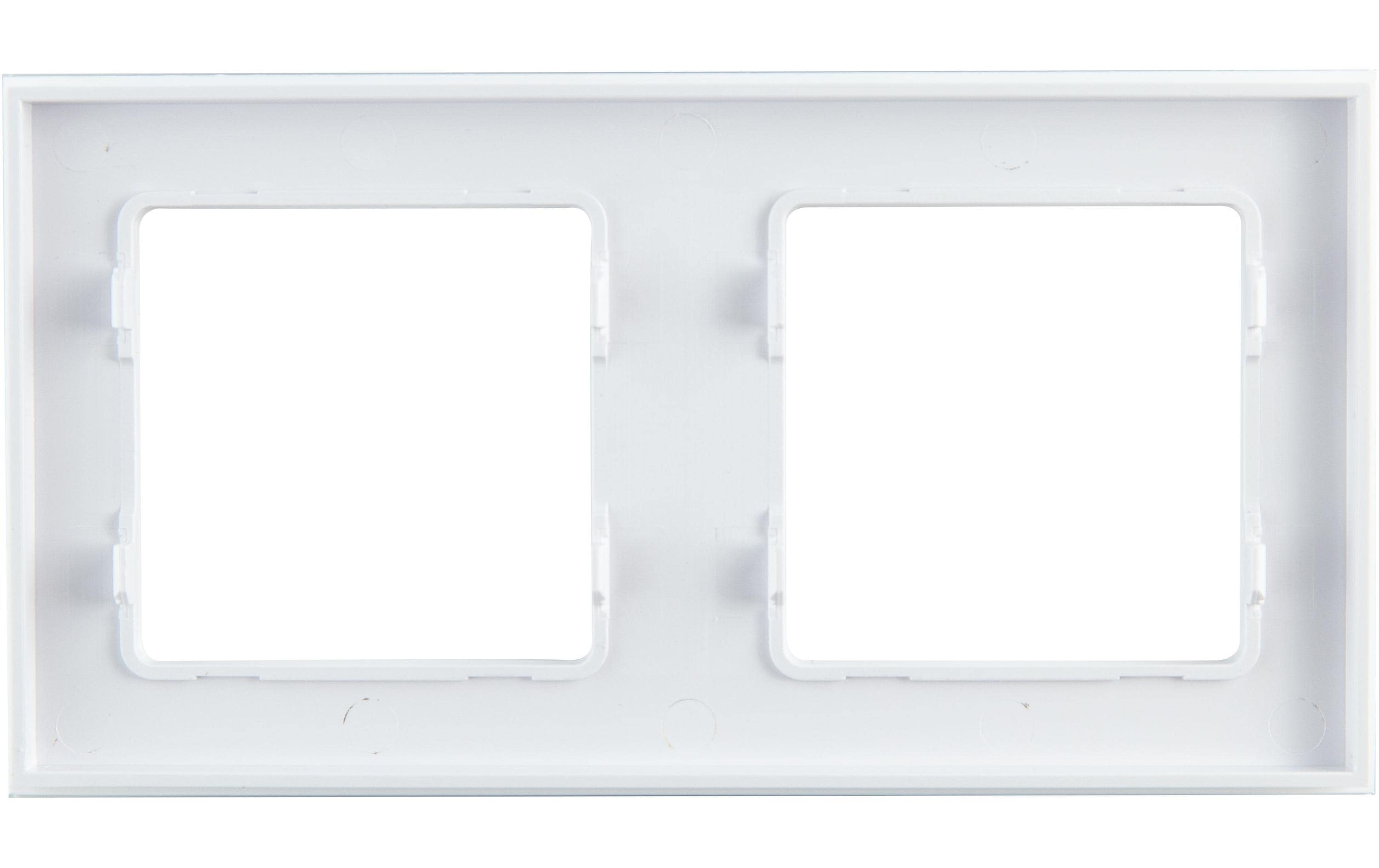 Wall Frame 2 für Shelly Wall Switch weissShelly Abdeckrahmen Grösse 1 x 2, weiss