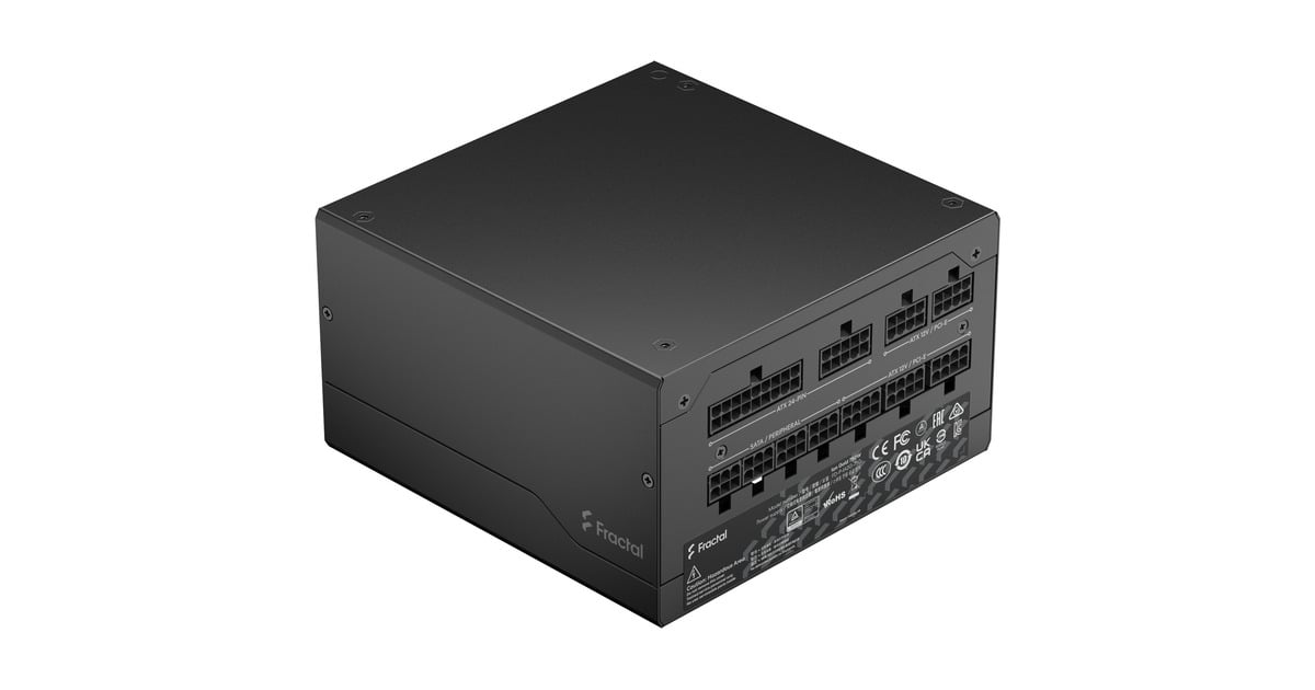 Fractal DesignION Gold 3 modulaire 750 watt voeding   (Zwart, 1x 12V-2x6, 3x PCIe)