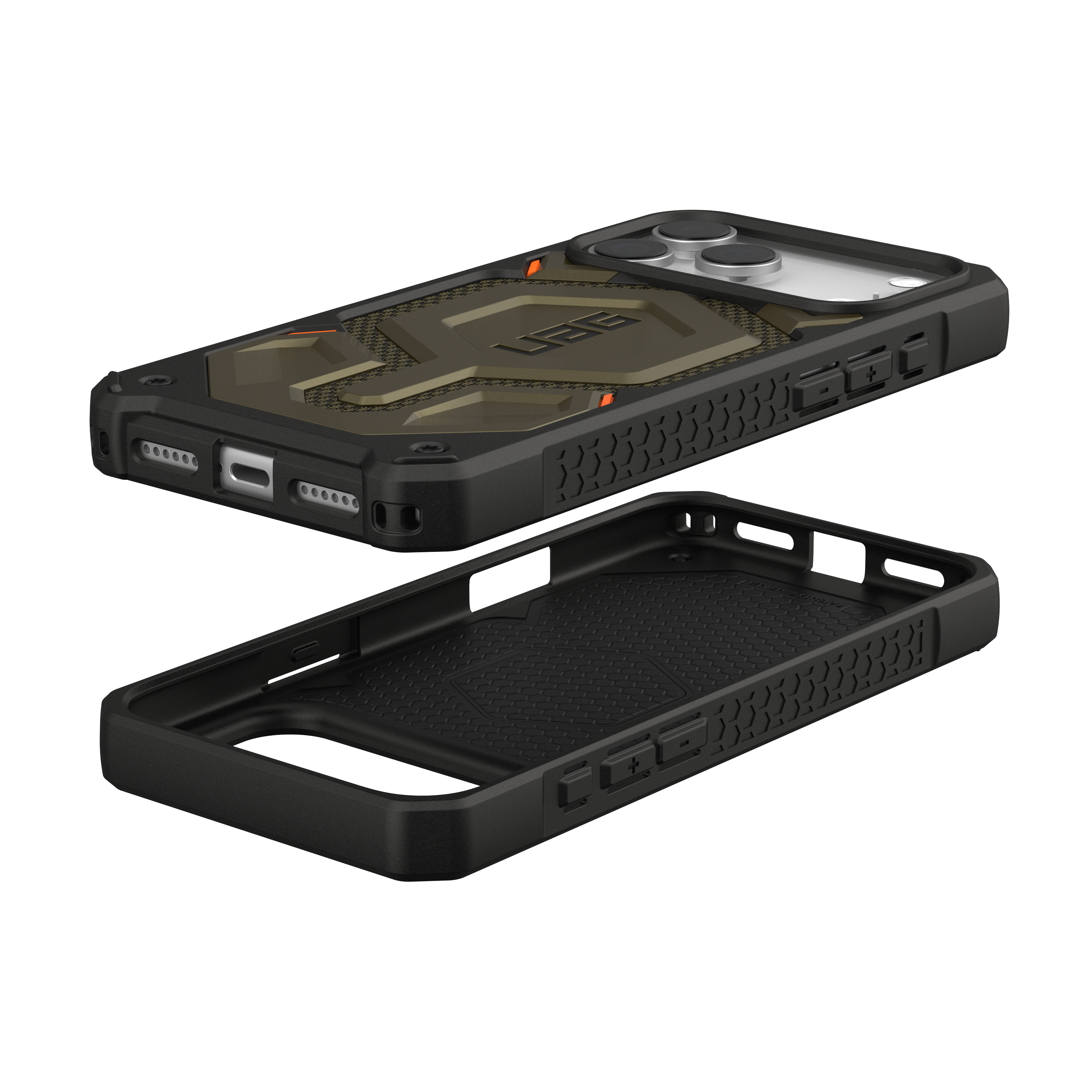 iPhone 17 Pro Max MagSafe Schutzhülle Monarch Pro (11451411397B) - Kevlar Element Green