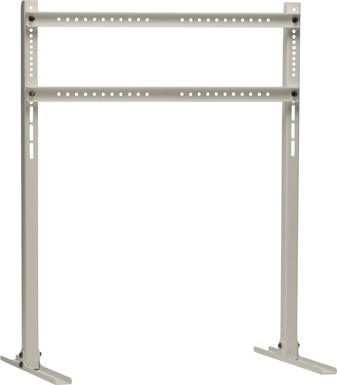 Pedestal Straight Tall Beige Supports TV