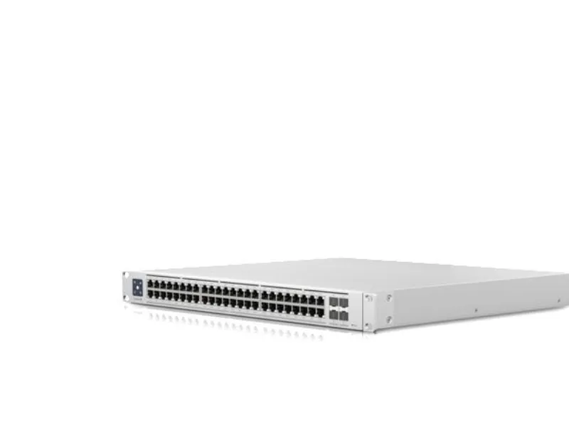 Ubiquiti UniFi Switch USW-Enterprise-48-PoE - Switch - L3 - Administreret - 48 x 100/1000/2.5G (PoE )   4 x 1 Gigabit / 10 Gigabit SFP  (uplink) - monterbar på stativ - PoE  (720 W)