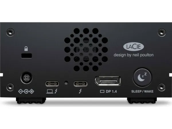 LaCie 1big Dock STHS4000800 - Harddisk-array - 4 TB - 1 bays (SATA-600) - HDD 4 TB x 1 - Thunderbolt 3, USB 3.1 (ekstern) - med 5 års Rescue Data Recovery Service Plan