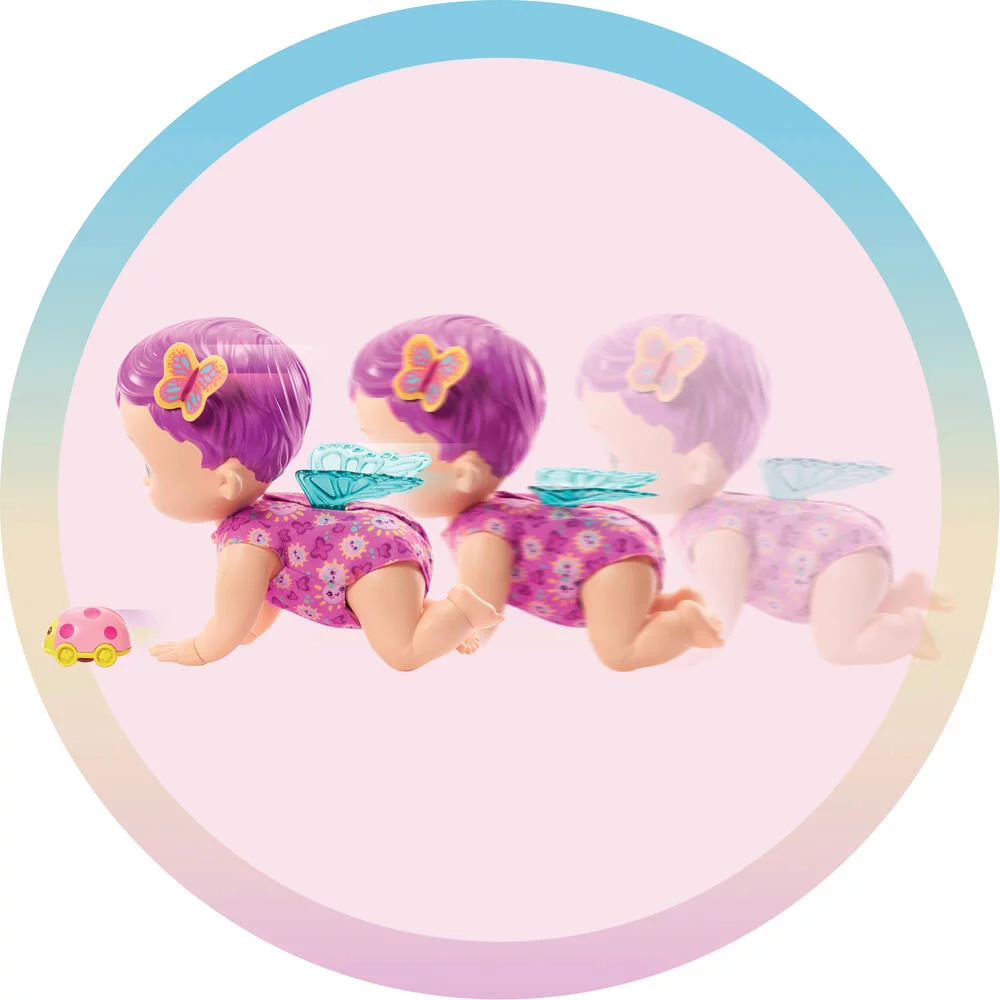 TROTTEUR PAPILLON ET SONS ROSE