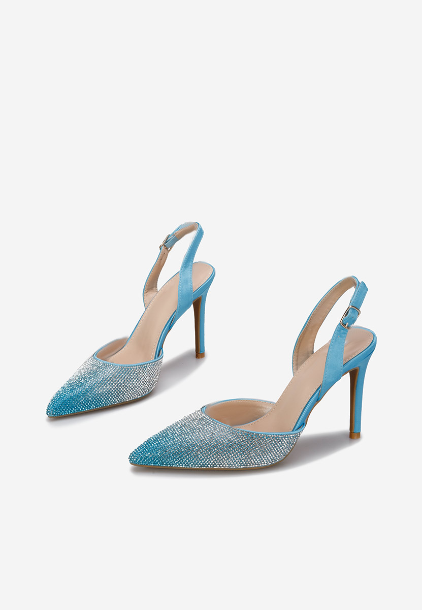 Chaussures stiletto slingback bleus Ofeliya