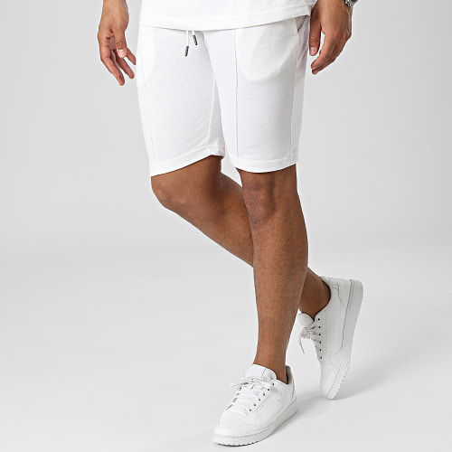 Ensemble Tee Shirt Et Short Jogging Empire Blanc