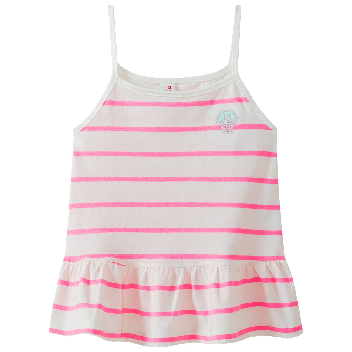 Topolino Mädchen Top mit Streifen weiss / pink