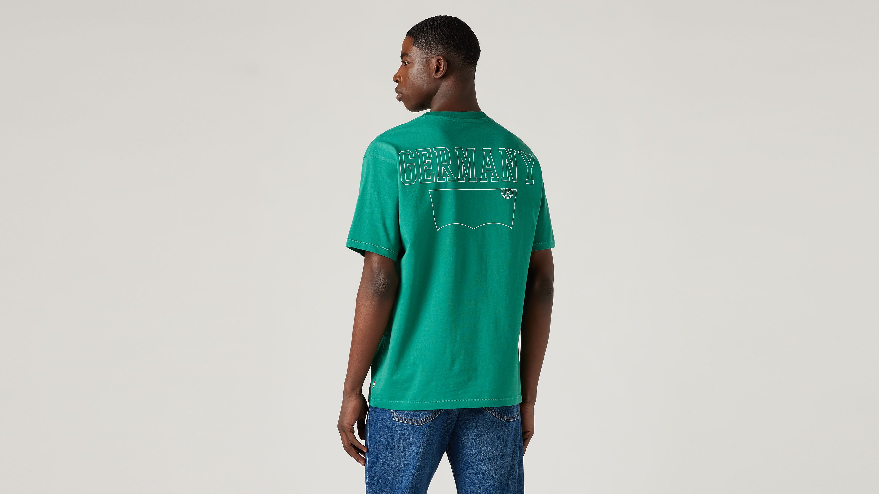 Levi's® Red Tab™ T-shirt vintage - Lft Germany Shady Glade Body - Vert