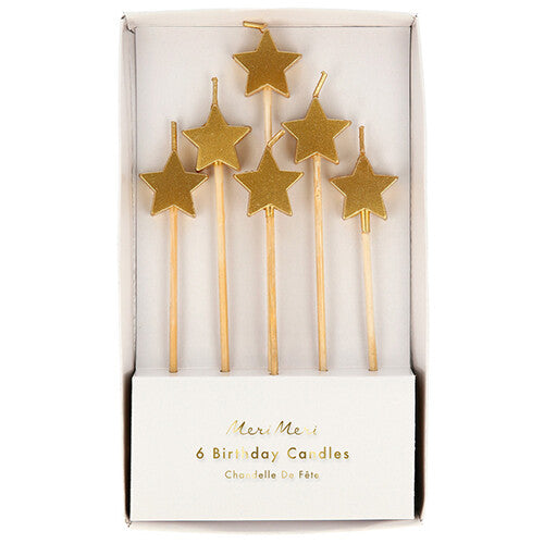 Meri meri feestkaarsen sterren - 6st