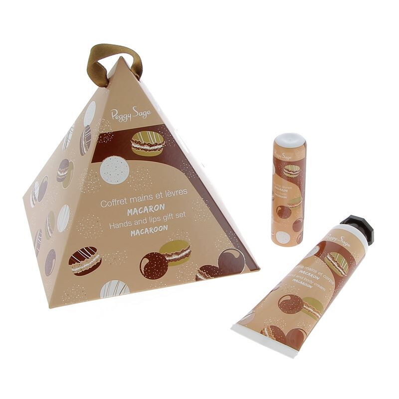 Coffret de Noel Mains et Levres macaron