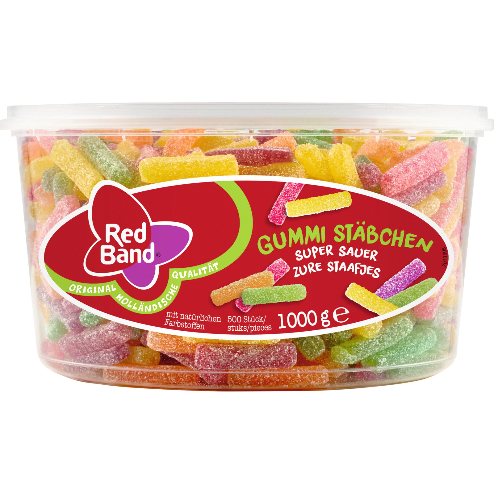 Red Band Gummi Stäbchen Super Sauer 1000 g