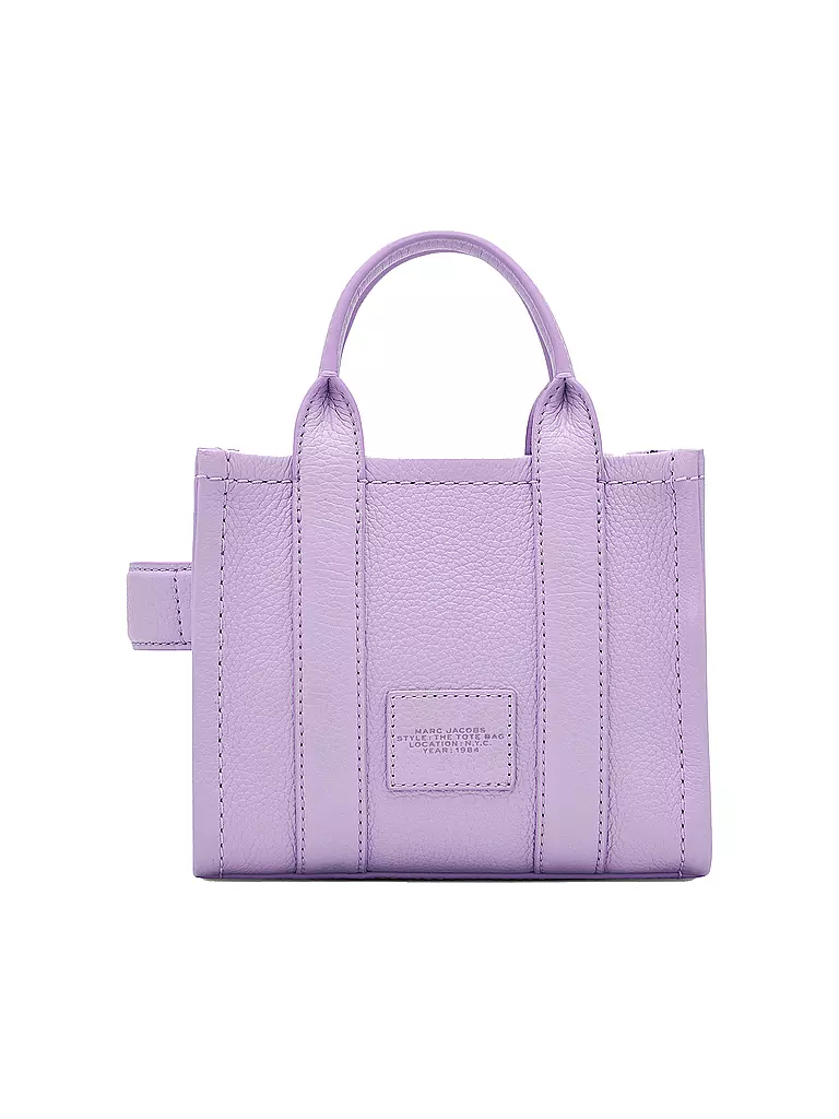 MARC JACOBS Ledertasche - Tote Bag THE MINI TOTE lila