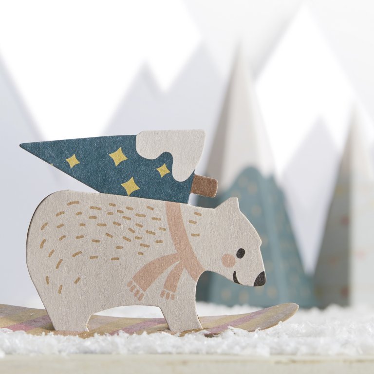 Adventskalender Set, ''Village In The Snow''