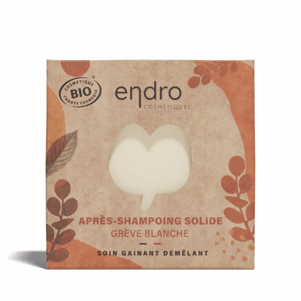 Endro Après-shampoing Solide Grève Blanche 80 ml