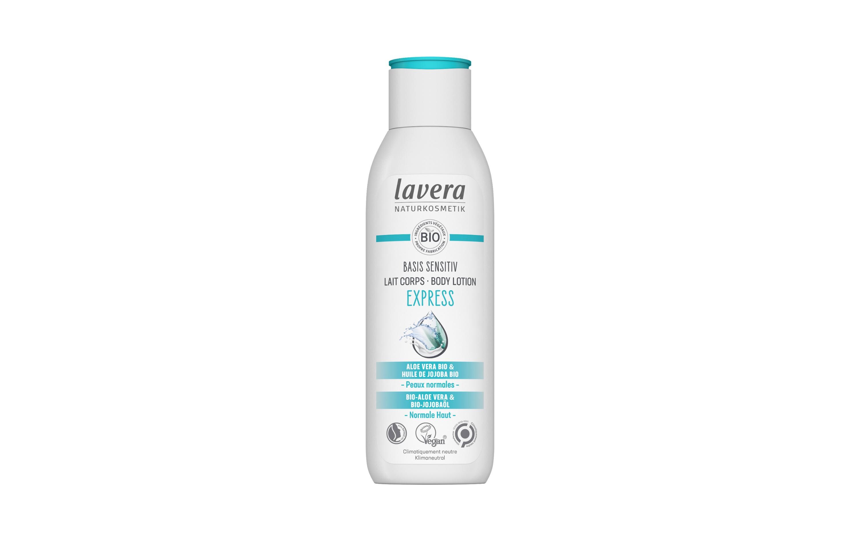 Body Lotion Basis Sensitiv Express 250 mlNatürliche feuchtigkeitsspendende Körperpflege für spürbar geschmeidigere Haut